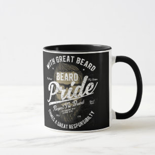 Caneca Beard Pride Responsabilidade do Excelente da pla