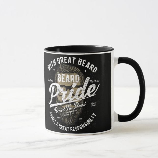 Caneca Beard Pride | Responsabilidade do Excelente da pla (Direita)
