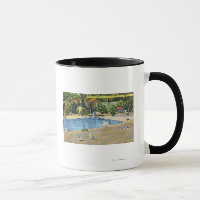 Caneca Beardsley Park View of Waterbird (Direita)