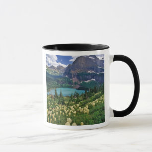 Caneca Beargrass acima do Lago Grinnell no Many
