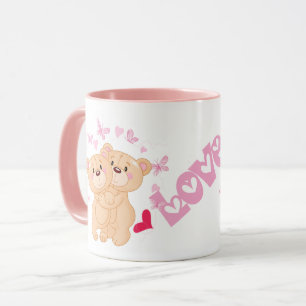 Caneca Bears Mug de Amor