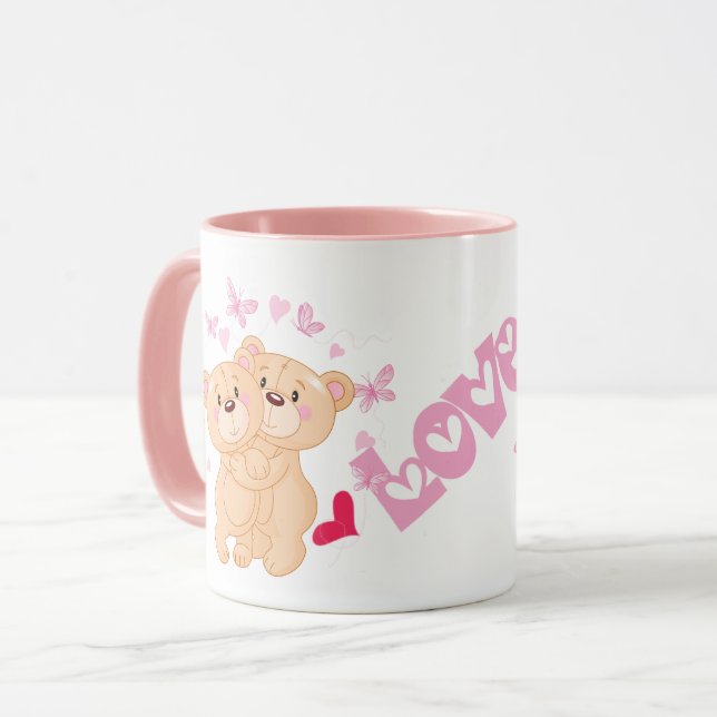 Caneca Bears Mug de Amor (Frente Esquerda)