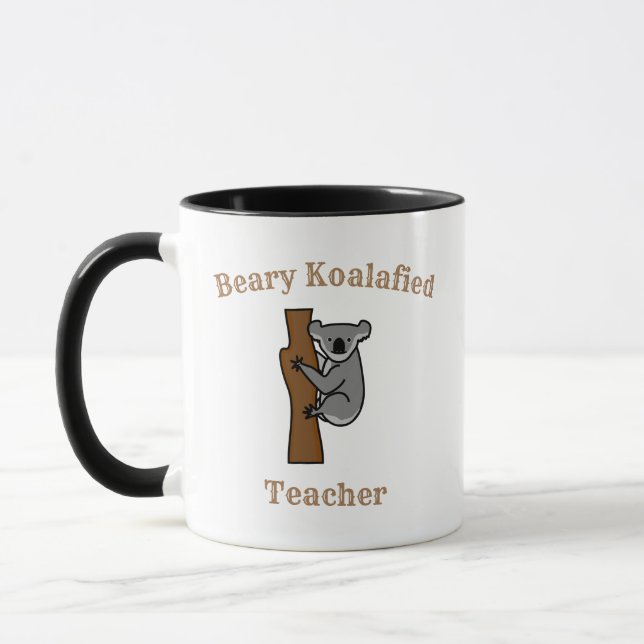 Caneca Beary Koalafied Teacher (Esquerda)