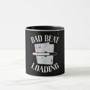 Caneca Beat Mal Carregando O Poker Engraçado Do Texas Ho