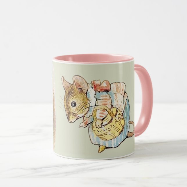 Caneca Beatrix Potter Sra Tittle Mouse Timmy Tiptoes (Frente Esquerda)