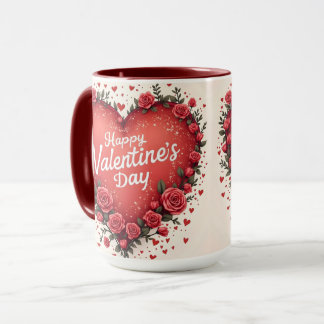 Caneca Beautiful Luxury Floral Love Trendy Collection