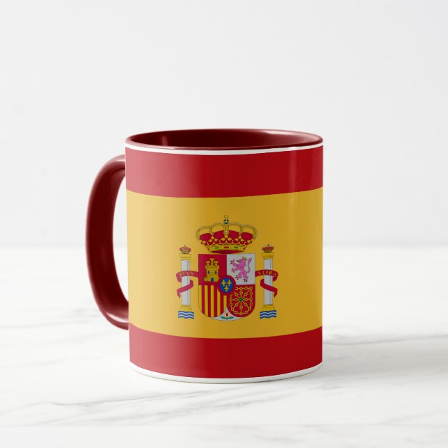 Caneca Beautiful Spain Flag Mug (Frente Esquerda)