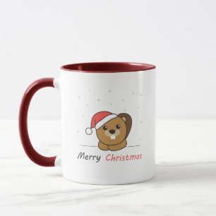 Caneca Beaver Christmas Snow Winter Animals Beaver