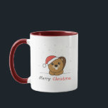 Caneca Beaver Natal Neve Inverno Beaver<br><div class="desc">O castor no Natal com luzes de fada. Animais engraçados com presentes e neve nas férias. Uma doce saudação de Natal. Os castores são animais bonitos e perfeitos para o Natal.</div>