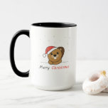 Caneca Beaver Natal Neve Inverno Beaver<br><div class="desc">O castor no Natal com luzes de fada. Animais engraçados com presentes e neve nas férias. Uma doce saudação de Natal. Os castores são animais bonitos e perfeitos para o Natal.</div>