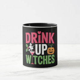 Caneca Beba Bruxas Colorido Halloween