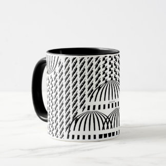 Caneca Beba os domínios preto e branco