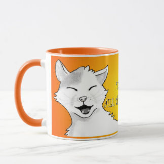 Caneca Beba TODO O café! Gato