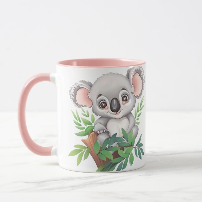 Caneca Bebê Adorável Urso Koala (Esquerda)
