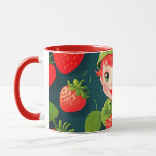 Caneca Bebê bonito (Esquerda)