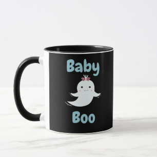 Caneca Bebê Boo Cute Halloween Crianças Ou Casais Present