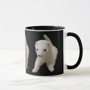 Caneca Bebê branco adorável, torta de torta