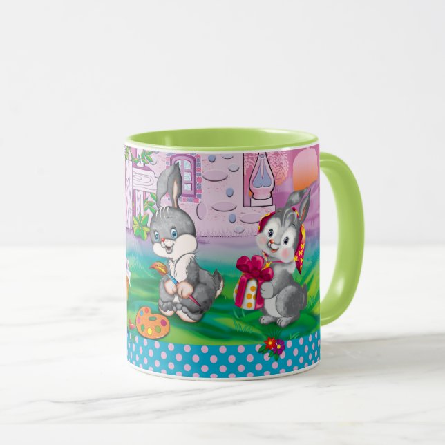 Caneca Bebê Bunny pequeno (Frente Esquerda)