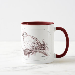 Caneca Bebê de lamentação da pomba