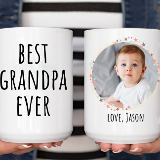 Caneca Bebê Foto melhor Vovô/Nana de sempre