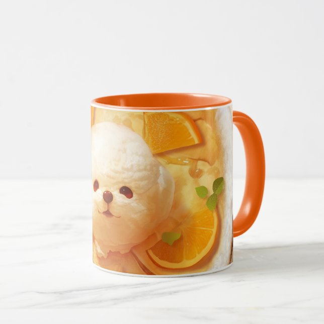 Caneca Bebê holandês Pancake com Sorvete de Cachorro Cach (Frente Esquerda)
