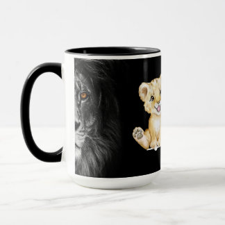 Caneca Bebê Lion Mug - Do Cub ao King