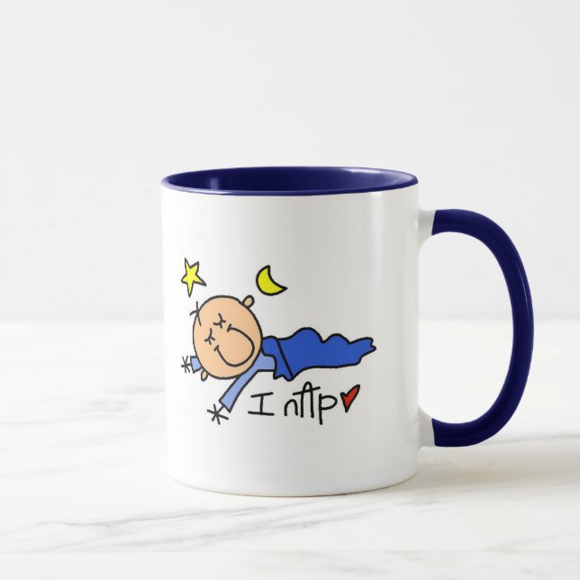 Caneca Bebê Menino que Dorme (Direita)