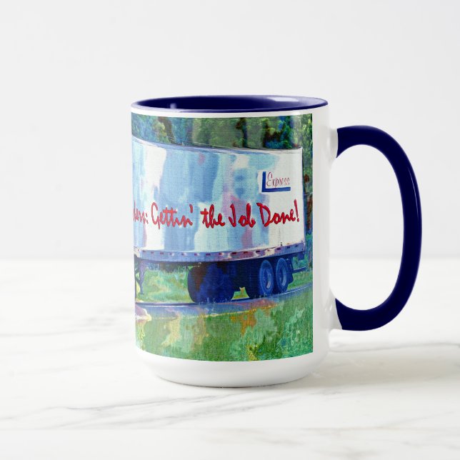 Caneca Bebendo de caminhão grande (Direita)
