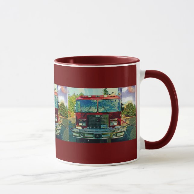 Caneca Bebendo do Bombeiro Vermelho (Direita)