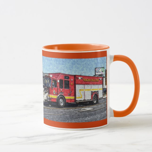 Caneca Bebendo do Bombeiro Vermelho (Direita)