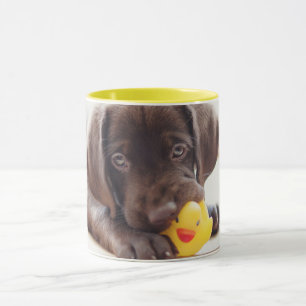 Caneca Bebês Mais Pobres Chocolate Labrador Puppy