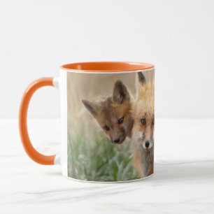 Caneca Bebês Mais Pobres Raposa vermelha e bebê