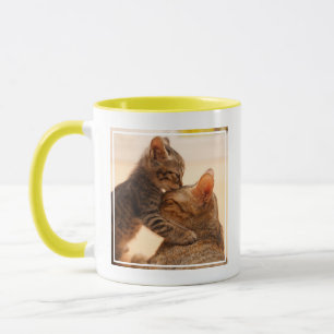Caneca Bebês Mais Pobres Tabby Kitten Kiss