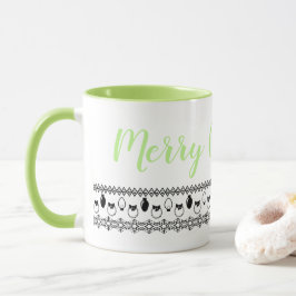 Caneca Bebida quente de Natal feliz
