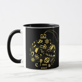 Caneca Bebidas de Natal Musicais