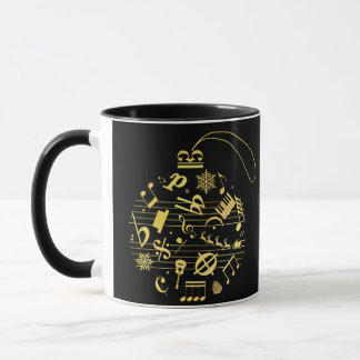 Caneca Bebidas de Natal Musicais