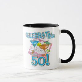 Caneca Bebidas tropicais que comemoram 50