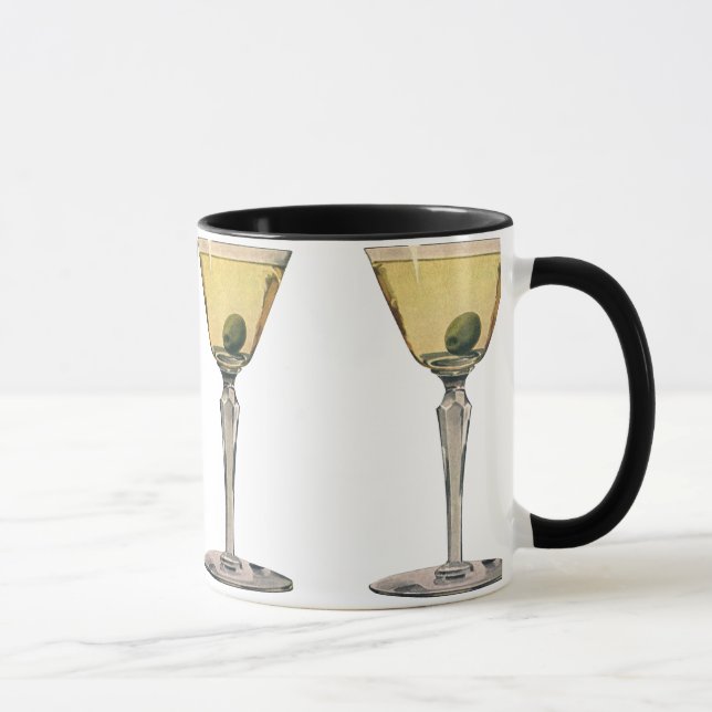 Caneca Bebidas Vintage, Cocktail de azeitona Martini (Direita)
