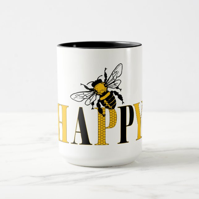 Caneca Bee Happy Combo Mug (Centro)