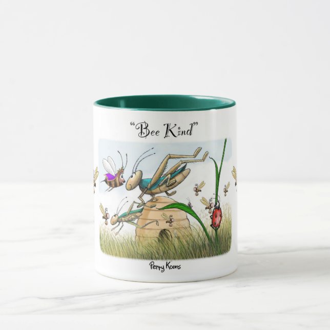 Caneca Bee Kind! Mug, 11 oz (Centro)