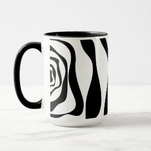 Caneca Bei e Fluxo 4 - Preto e Branco