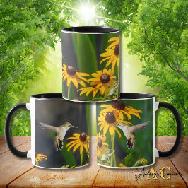Caneca Beija-flor-de-garganta-rubi "Em Susana de Olhos Ne
