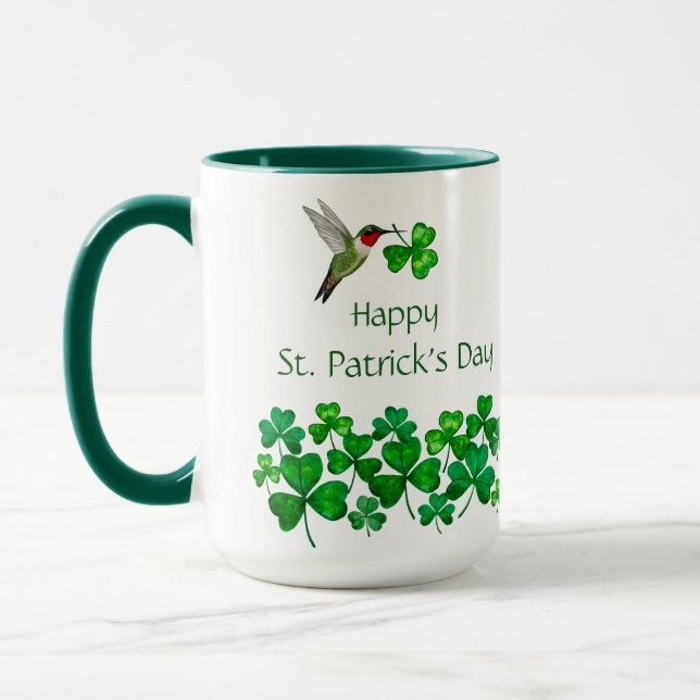 Caneca Beija-flor do Dia de São Patrício (Esquerda)