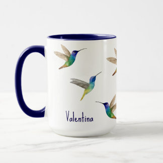 Caneca Beija-flores Personalizados