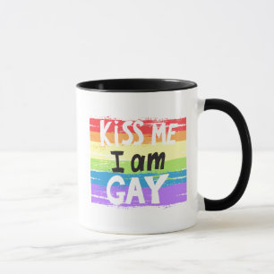 Caneca Beija-Me Eu Sou Gay