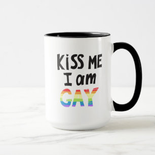 Caneca Beija-Me Eu Sou Gay