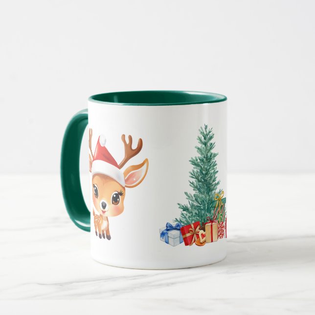 Caneca Beija-Papais noeis de Natal,  Safari (Frente Esquerda)
