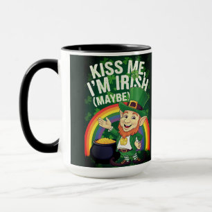 Caneca Beije-me, sou irlandês