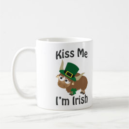 Caneca Beije-me, sou irlandês Yak