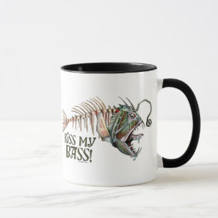 Caneca Beije meu baixo feio por estúdios de Mudge